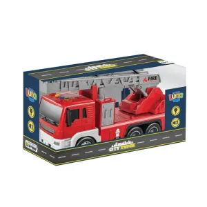 Gasilski avto z zvokom in lučmi Luna Toys
