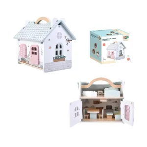 Lesena hiška za lutke