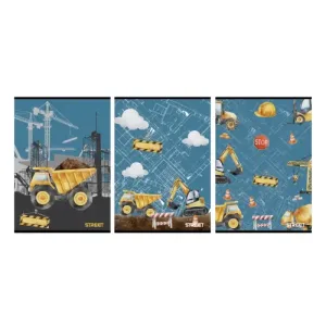 Zvezek Street Construction A4